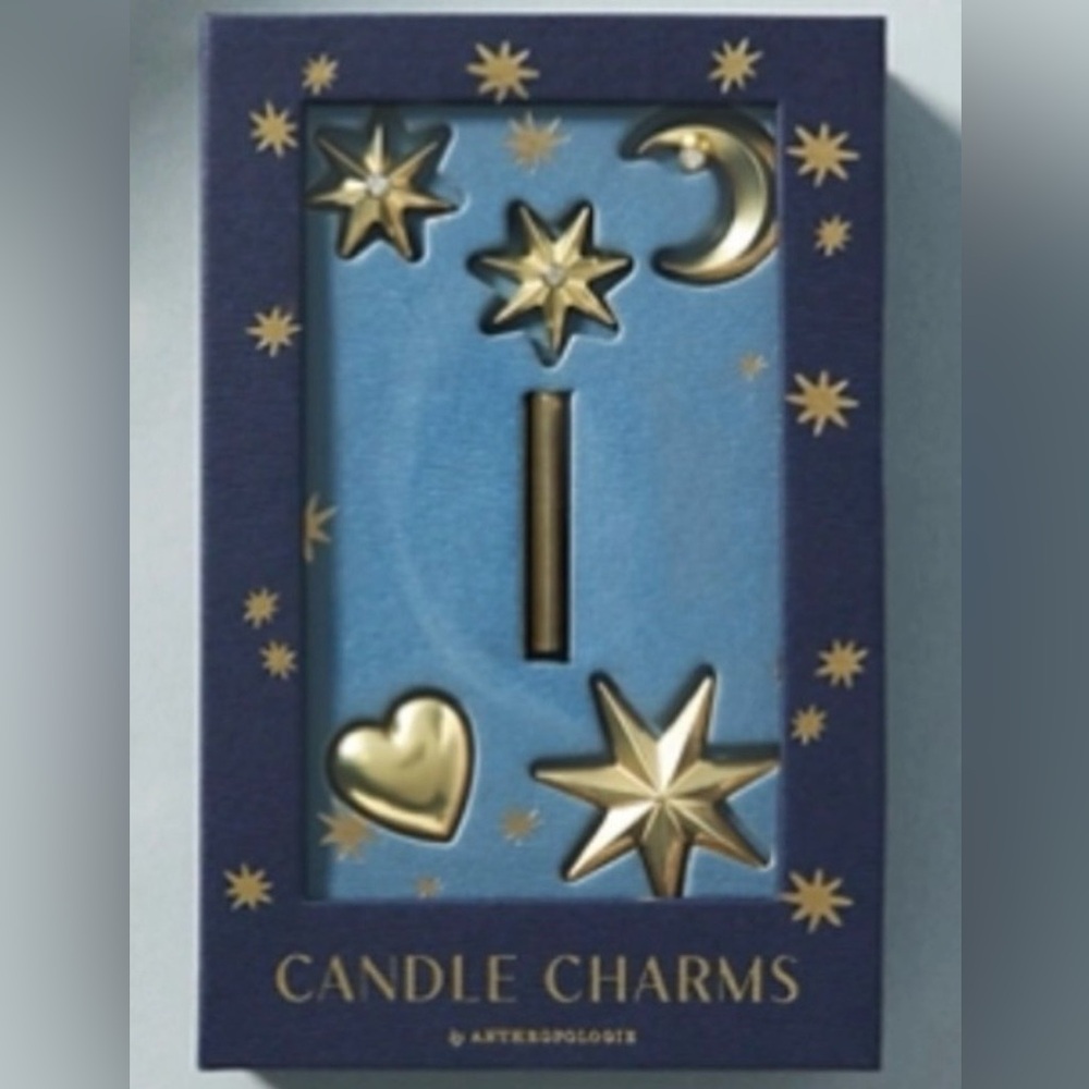 Anthropologie Monogram Initial “I” Candle Charm NEW
